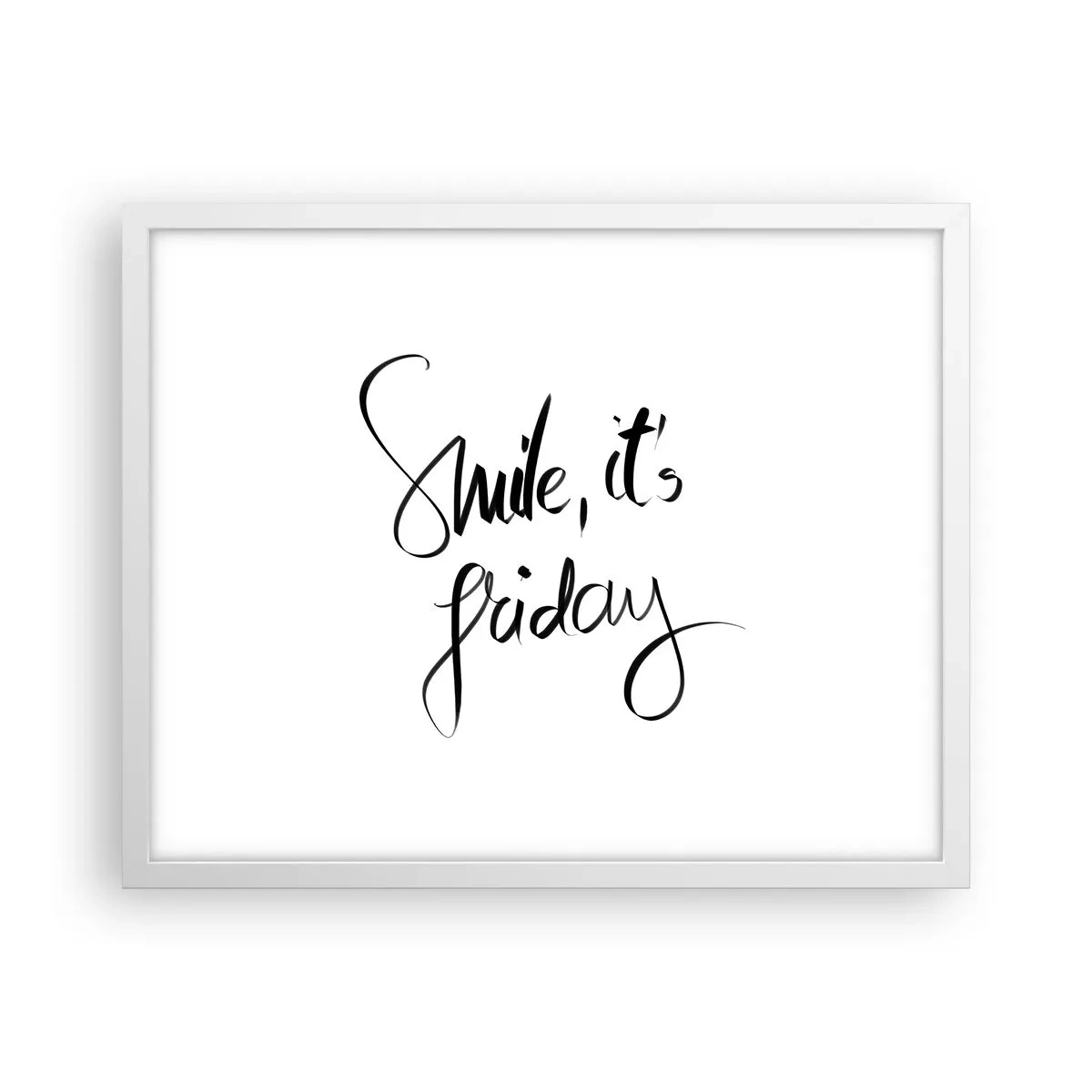 Poster in cornice bianca - Vera gioia - 50x40 cm