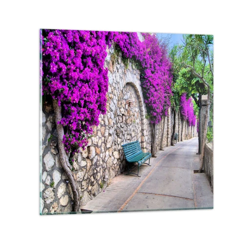 Quadro su vetro - Incontriamoci al più presto - 70x70 cm