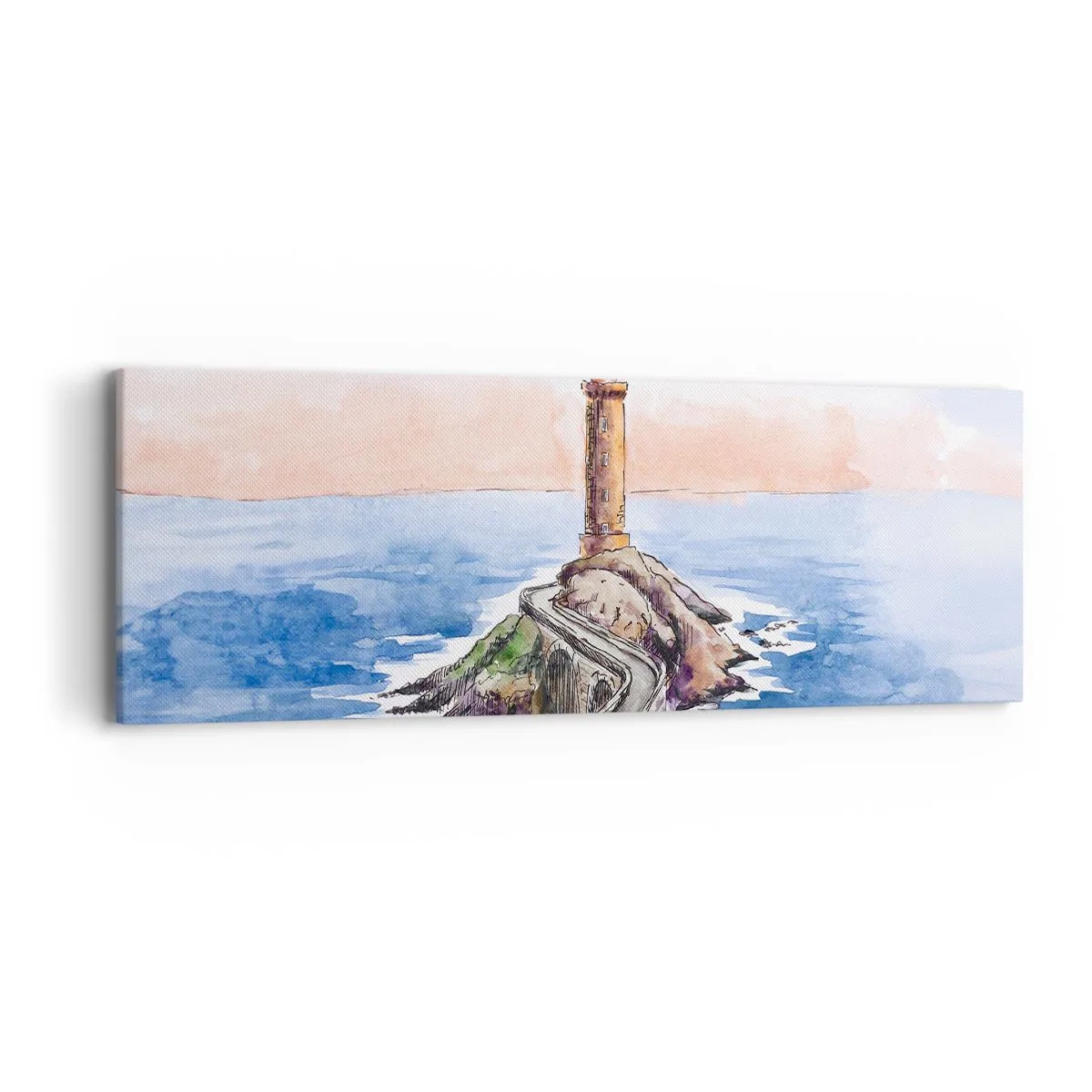 Quadro su tela - Stampe su Tela - Rivolto verso il mare - 90x30 cm