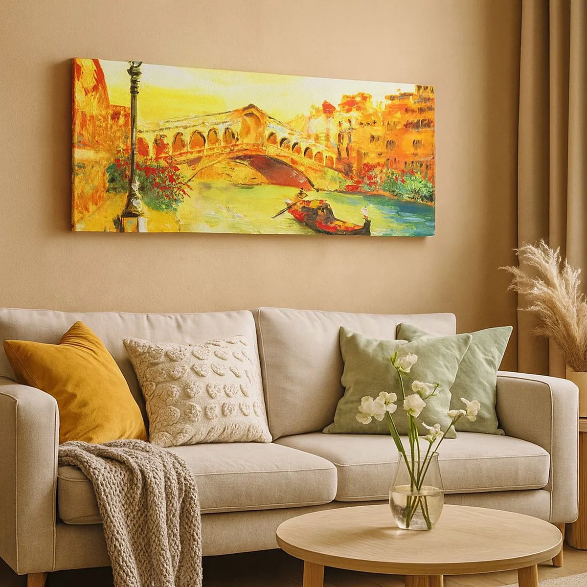 Quadro su tela - Stampe su Tela - Il pellegrinaggio degli innamorati - 100x40 cm