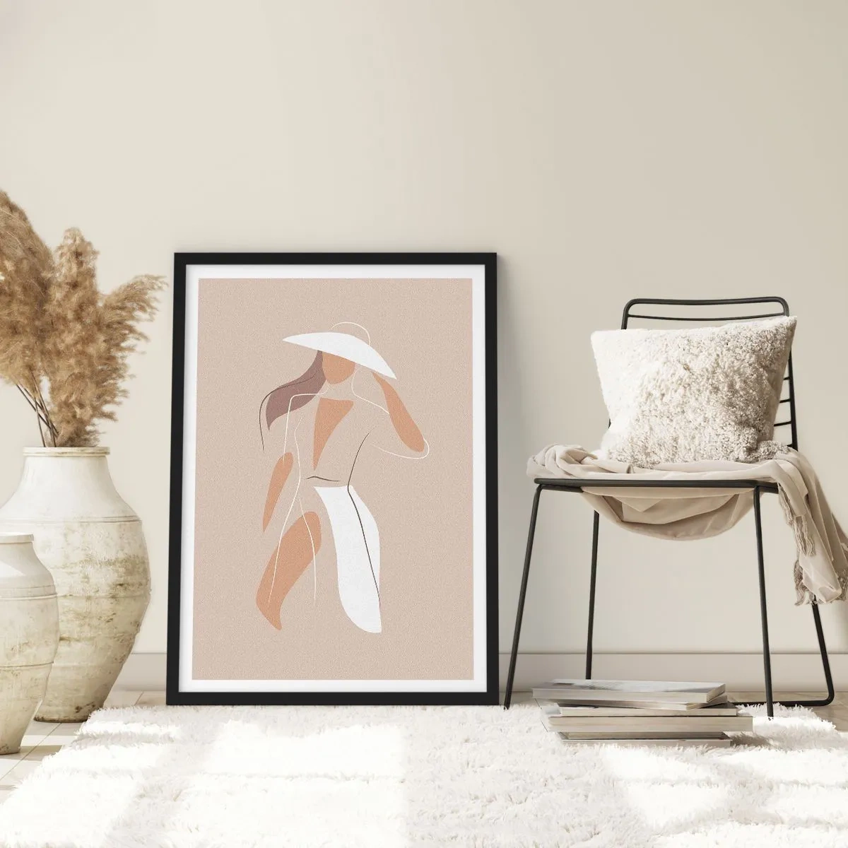 Poster in cornice nera - La moda è un gioco - 40x50 cm