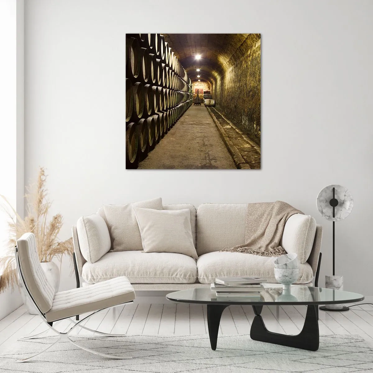 Quadro su vetro - È bene riposare - 50x50 cm