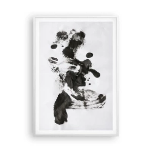 Poster in cornice bianca - C'è un senso nella follia? - 70x100 cm