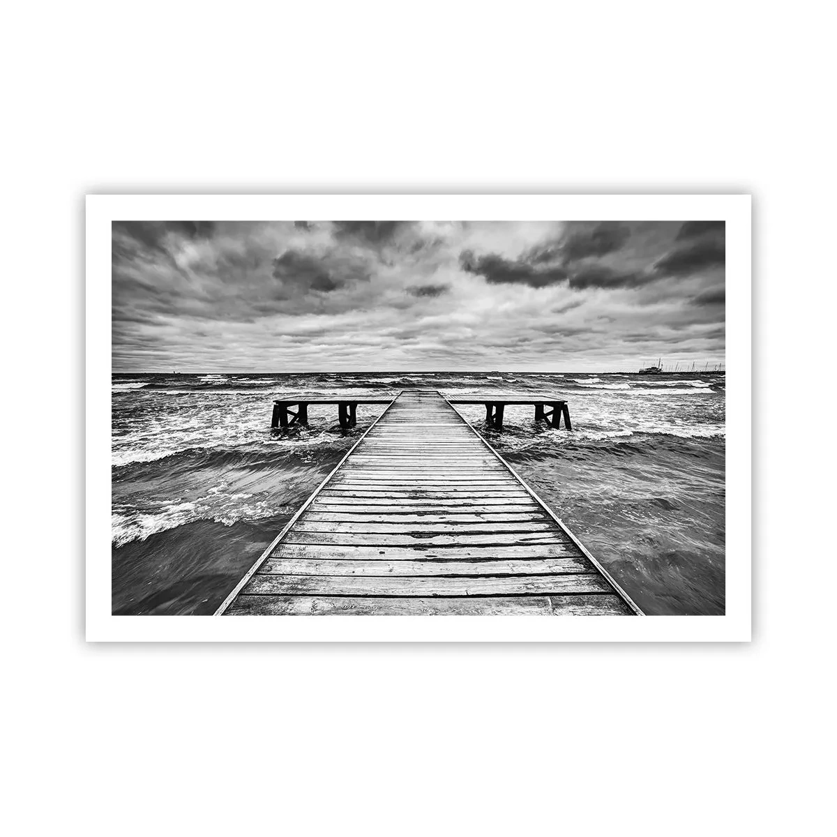 Poster - Aspetto che il vento le scacci via... - 91x61 cm