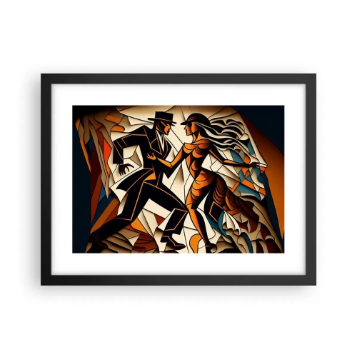 Poster in cornice nera - La danza della passione - 40x30 cm