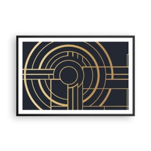 Poster in cornice nera - Il giro delle cose - 91x61 cm