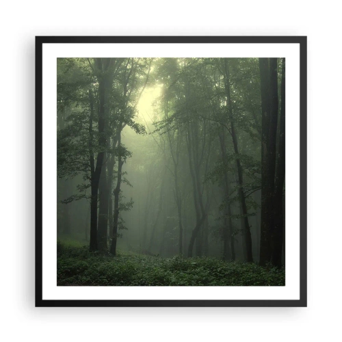 Poster in cornice nera - Prima che si svegli - 60x60 cm