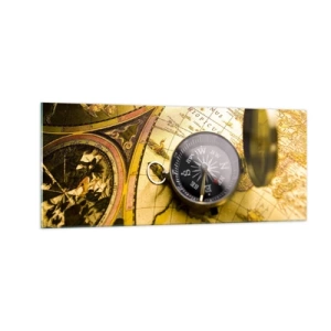 Quadro su vetro - Forse all'estremità del mondo? - 100x40 cm