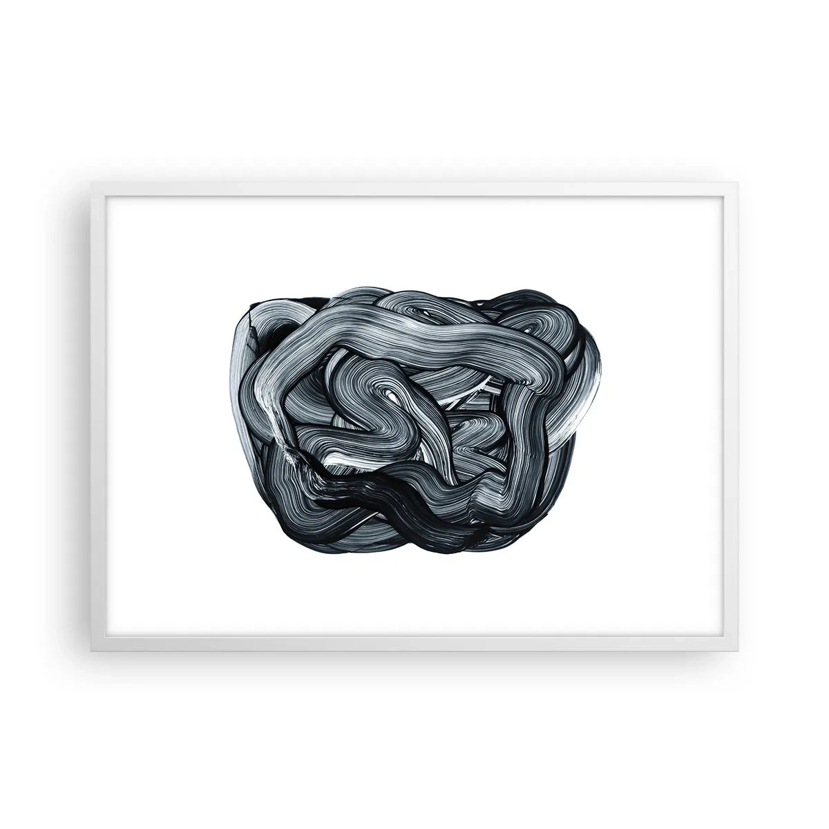 Poster in cornice bianca - Non è così semplice - 70x50 cm