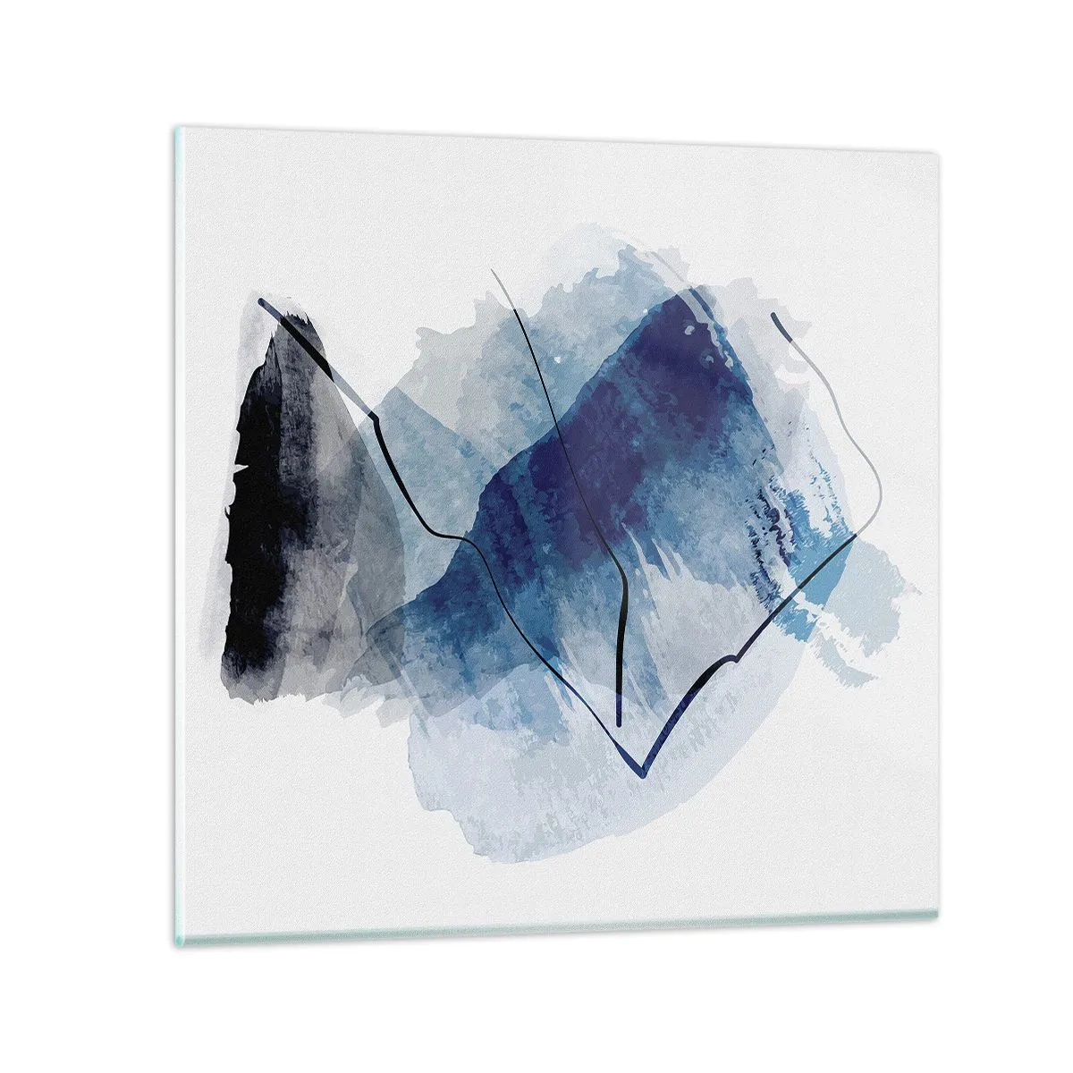 Quadro su vetro - Monte di ghiaccio - 40x40 cm