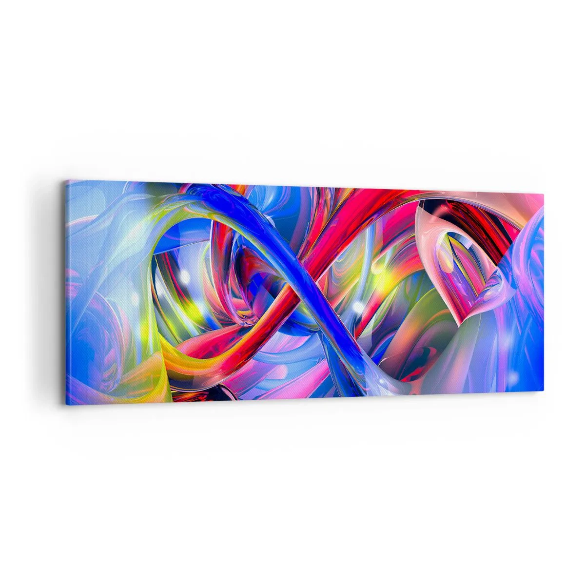 Quadro su tela - Stampe su Tela - La danza dei colori - 100x40 cm