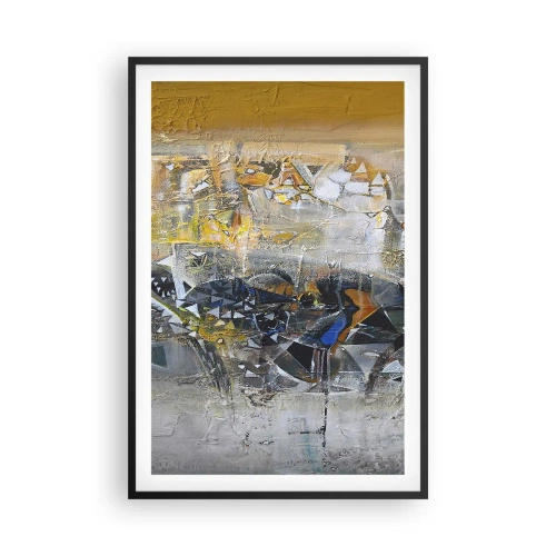 Poster in cornice nera - Tutto andrà bene - 61x91 cm