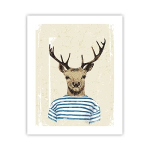 Poster - Mi piacciono le camicie a righe! - 40x50 cm