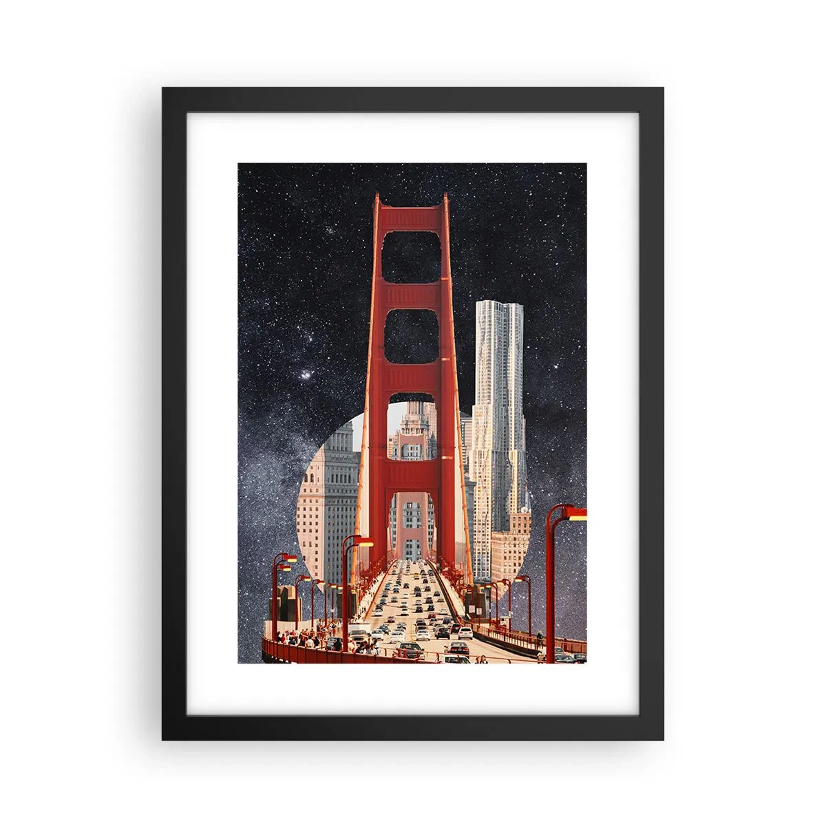 Poster in cornice nera - Sempre al centro - 30x40 cm