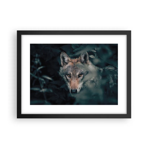 Poster in cornice nera - Cacciatore - 40x30 cm