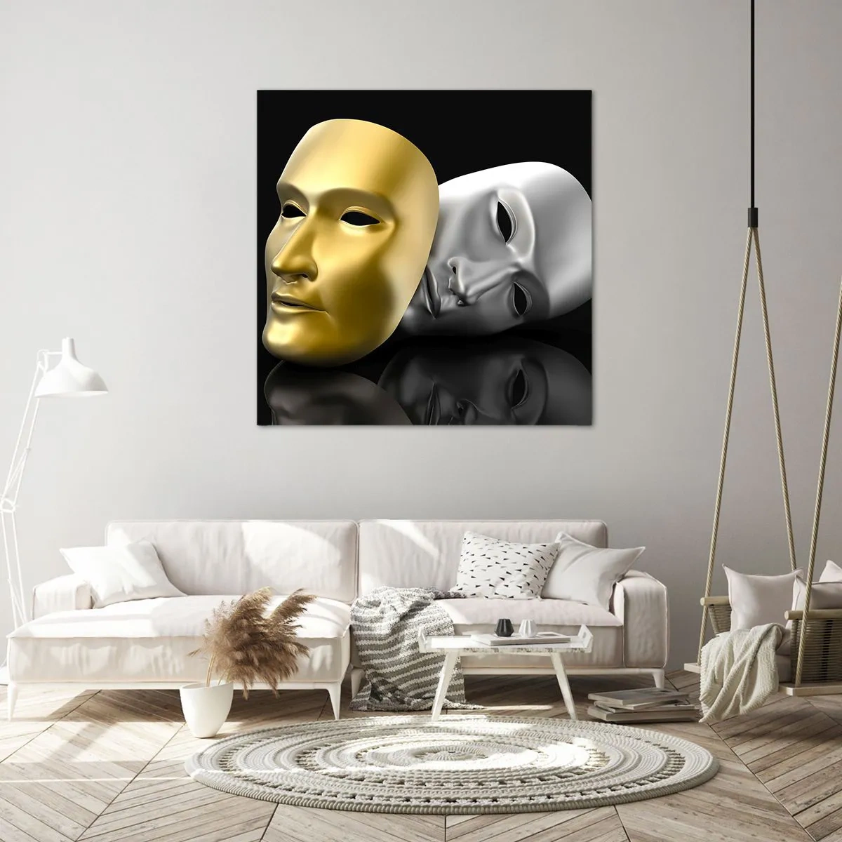 Quadro su tela - Stampe su Tela - La vita è teatro - 70x70 cm