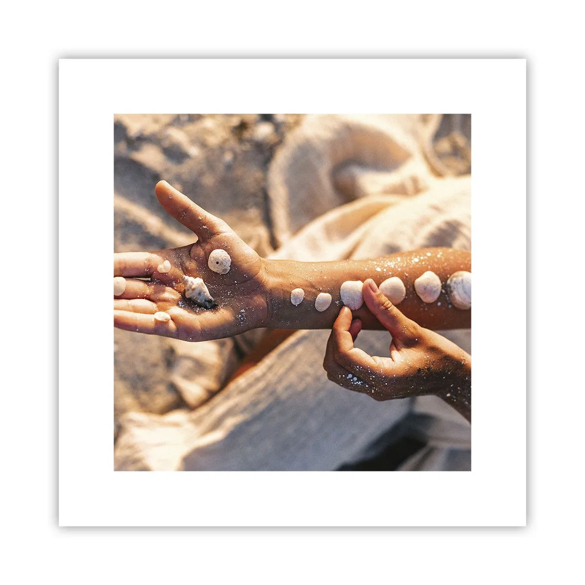 Poster - La bellezza a portata di mano - 30x30 cm