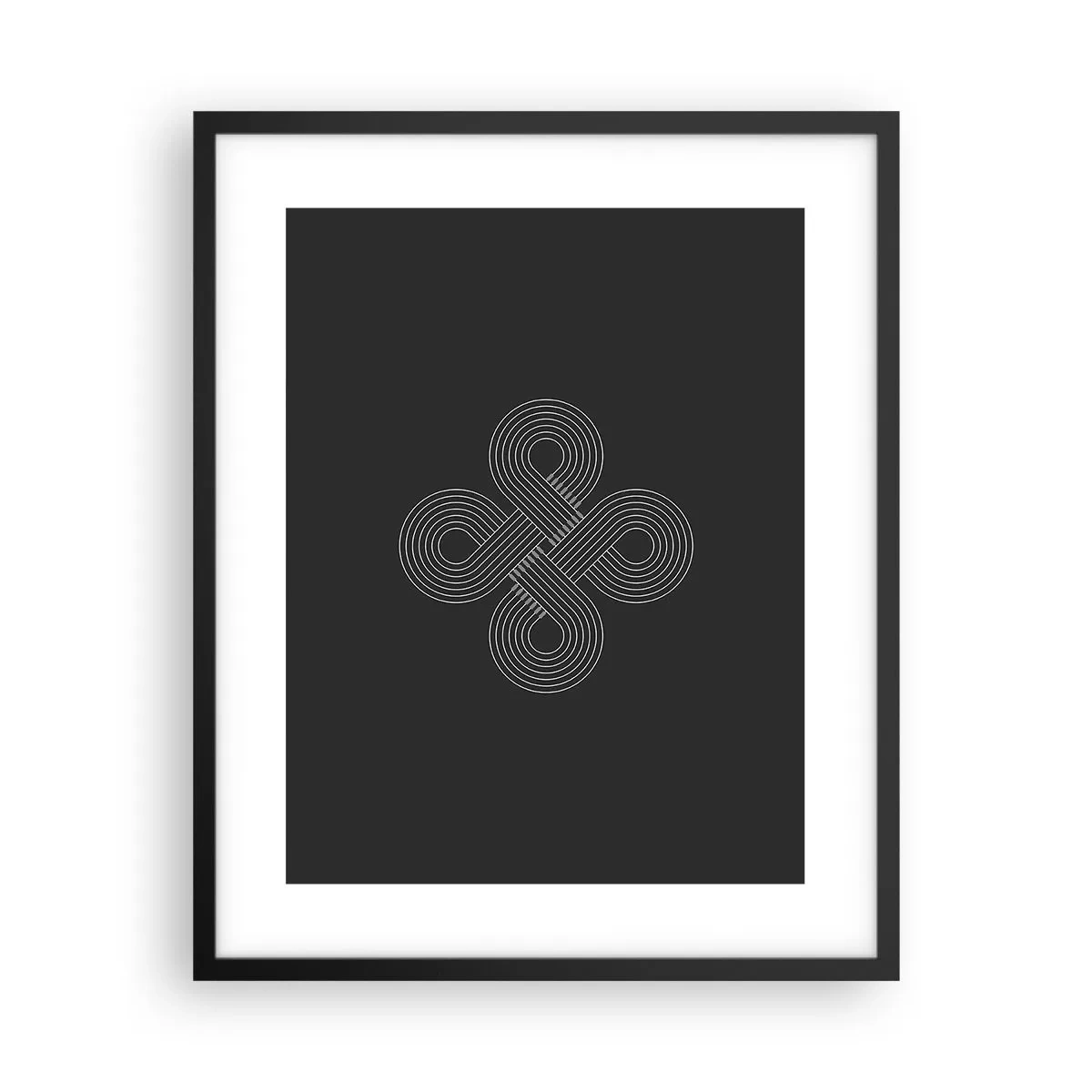 Poster in cornice nera - Nello spirito celtico - 40x50 cm