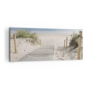 Quadro su tela - Stampe su Tela - Fino all'orizzonte - 100x40 cm