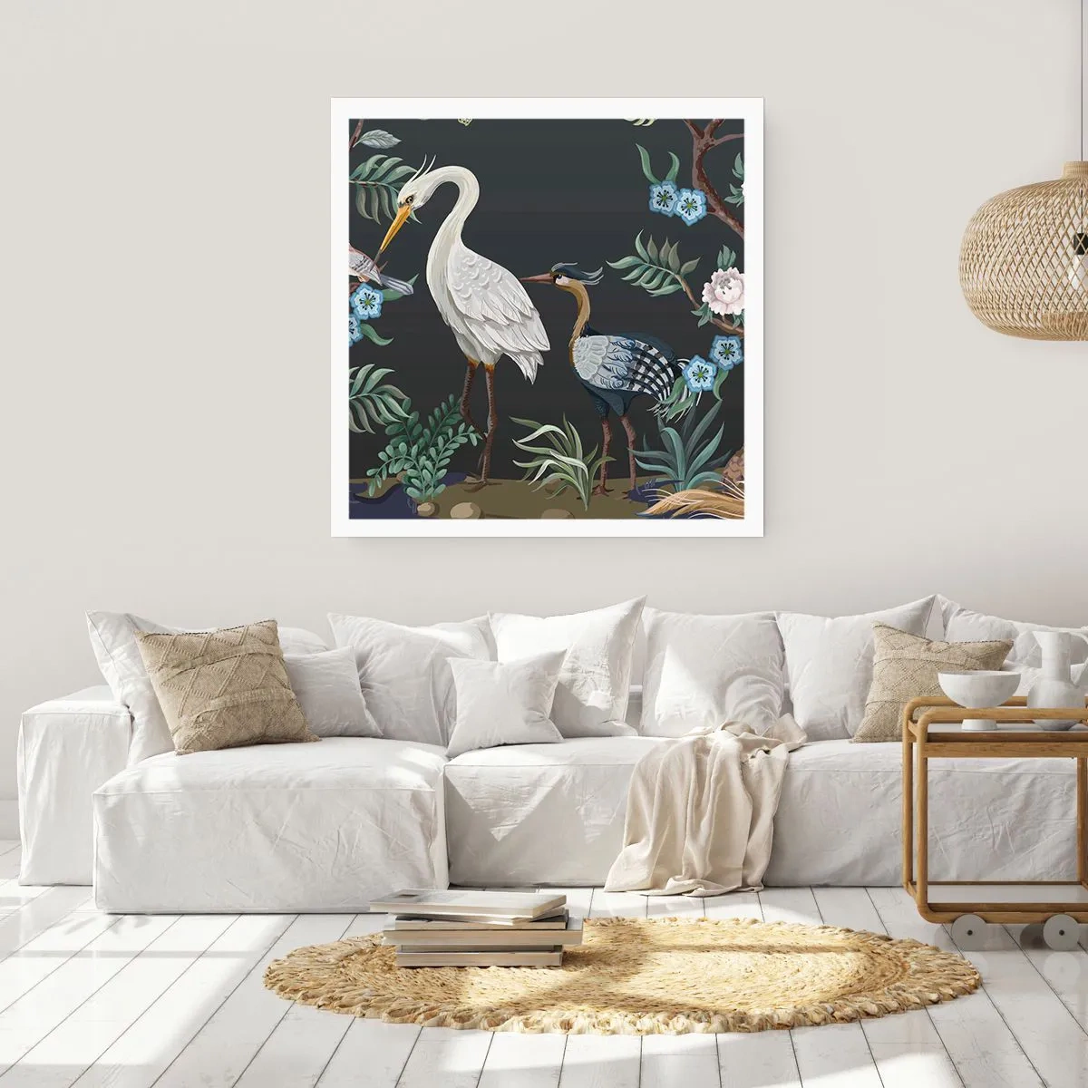 Poster - La parata degli uccelli - 60x60 cm