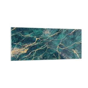 Quadro su vetro - La vena d'oro - 100x40 cm