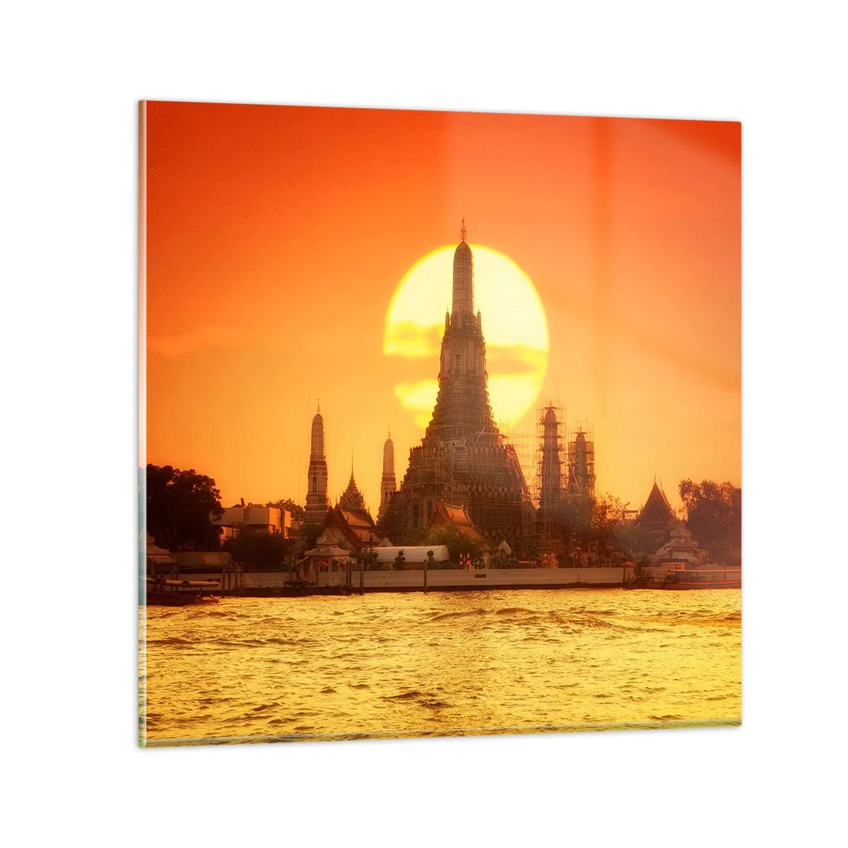 Quadro su vetro - Verso il sole, sempre verso il sole - 30x30 cm