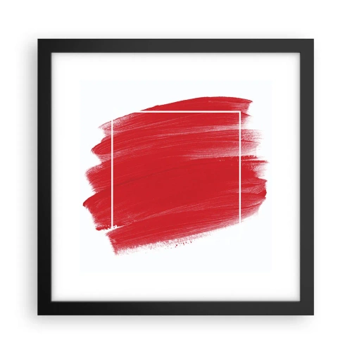 Poster in cornice nera - Fuori dagli schemi - 30x30 cm