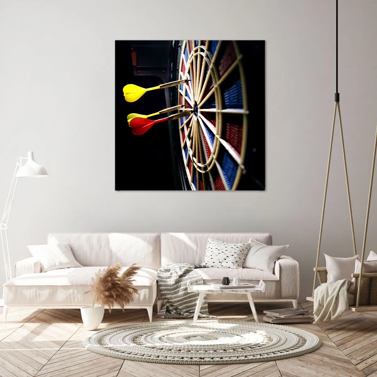 Quadro su tela - Stampe su Tela - Dritto al centro - 60x60 cm