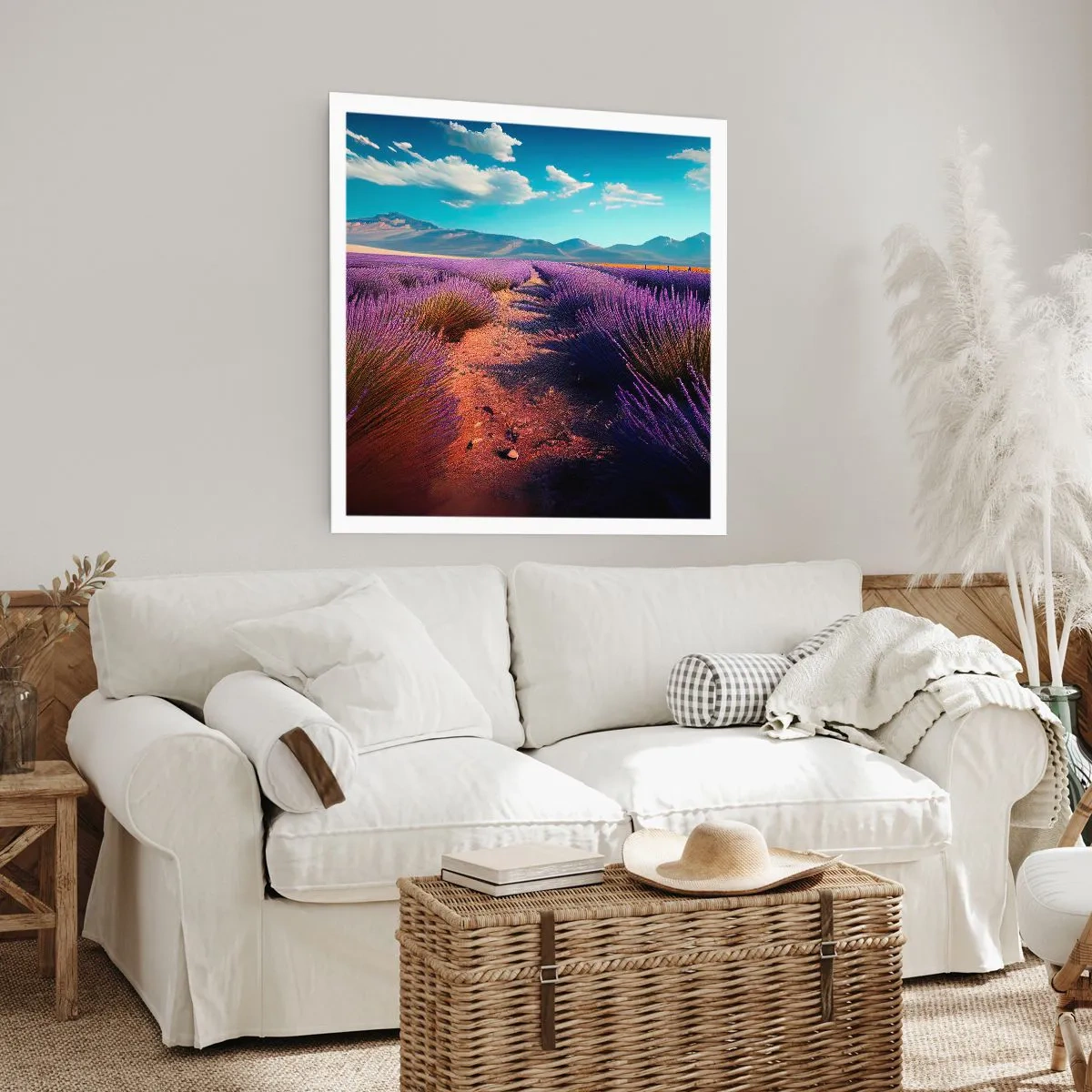 Poster - Campi profumati - 30x30 cm
