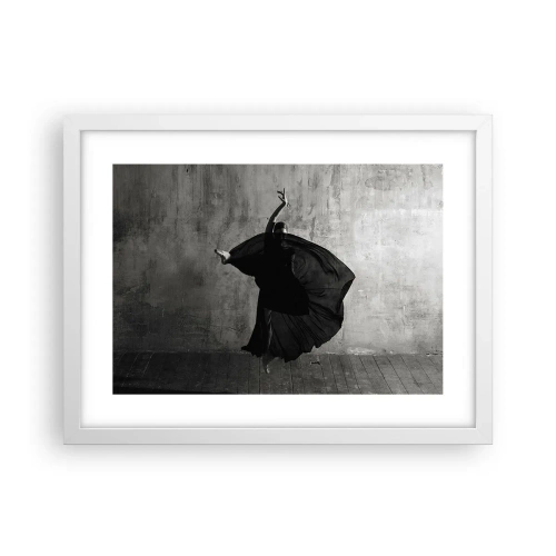 Poster in cornice bianca - Fasce piene di passione - 40x30 cm