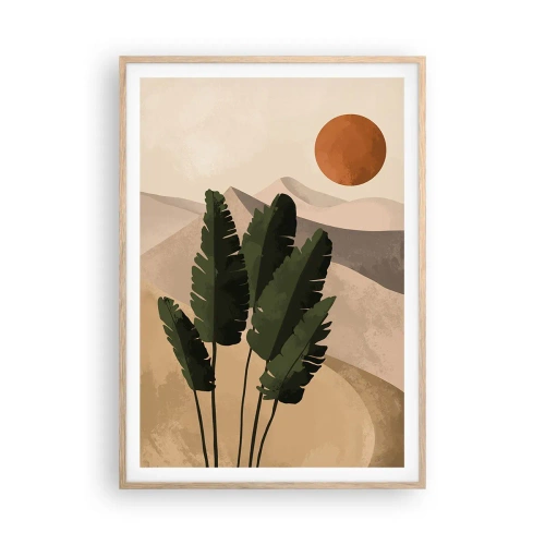 Poster in cornice rovere chiaro - Il trionfo della vita - 70x100 cm