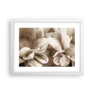 Poster in cornice bianca - Mite come un sorriso - 40x30 cm