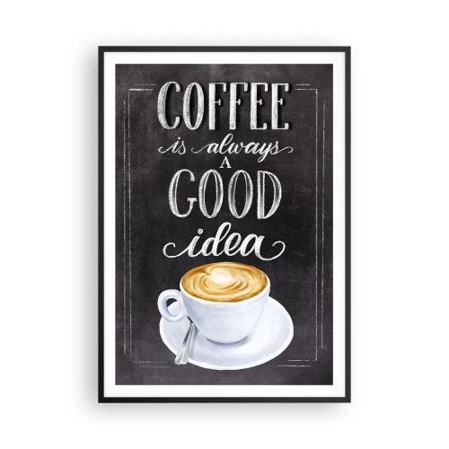 Poster in cornice nera - Of course! - 70x100 cm
