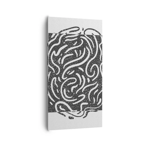 Quadro su tela - Stampe su Tela - Astrazione: la danza della gioia - 65x120 cm