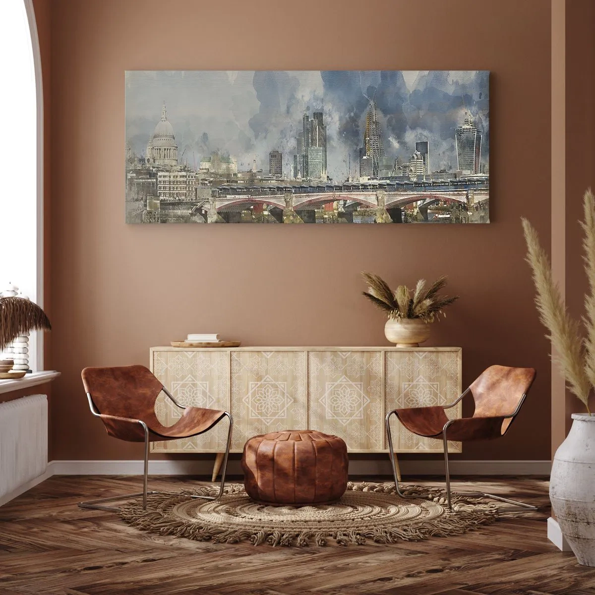 Quadro su tela - Stampe su Tela - Londra in tutta la sua bellezza - 100x40 cm