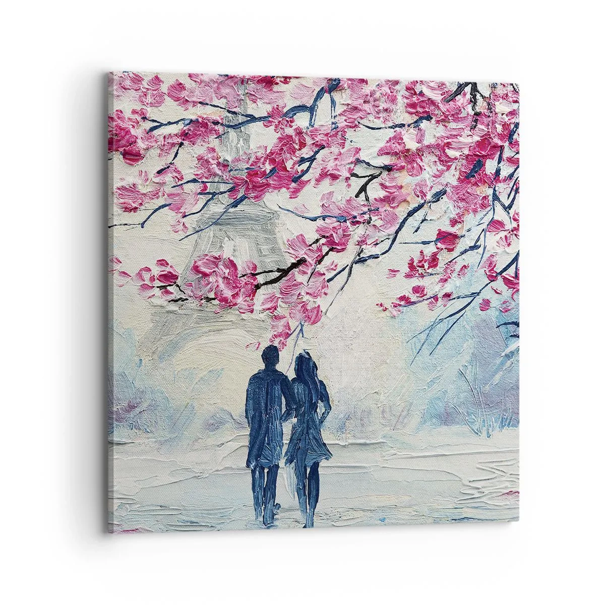 Quadro su tela - Stampe su Tela - Passeggiata romantica - 70x70 cm