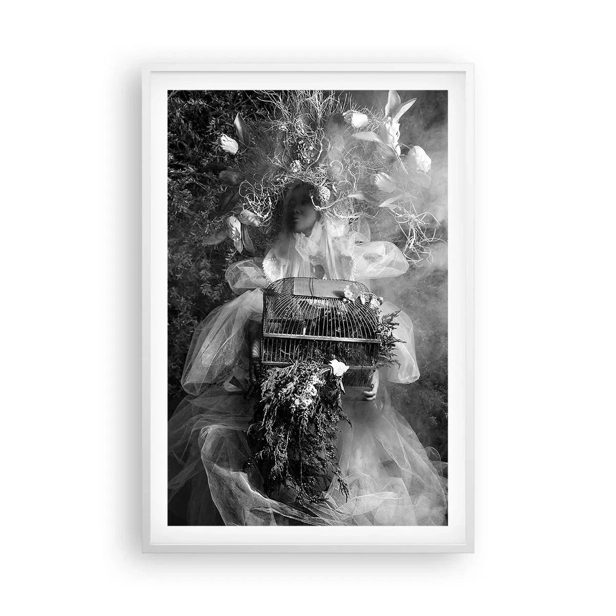 Poster in cornice bianca - Madre natura stessa - 61x91 cm