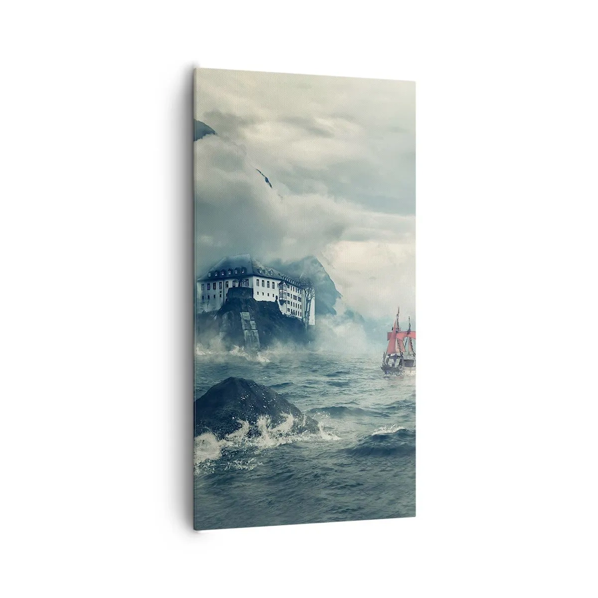 Quadro su tela - Stampe su Tela - Sulle acque magiche - 65x120 cm