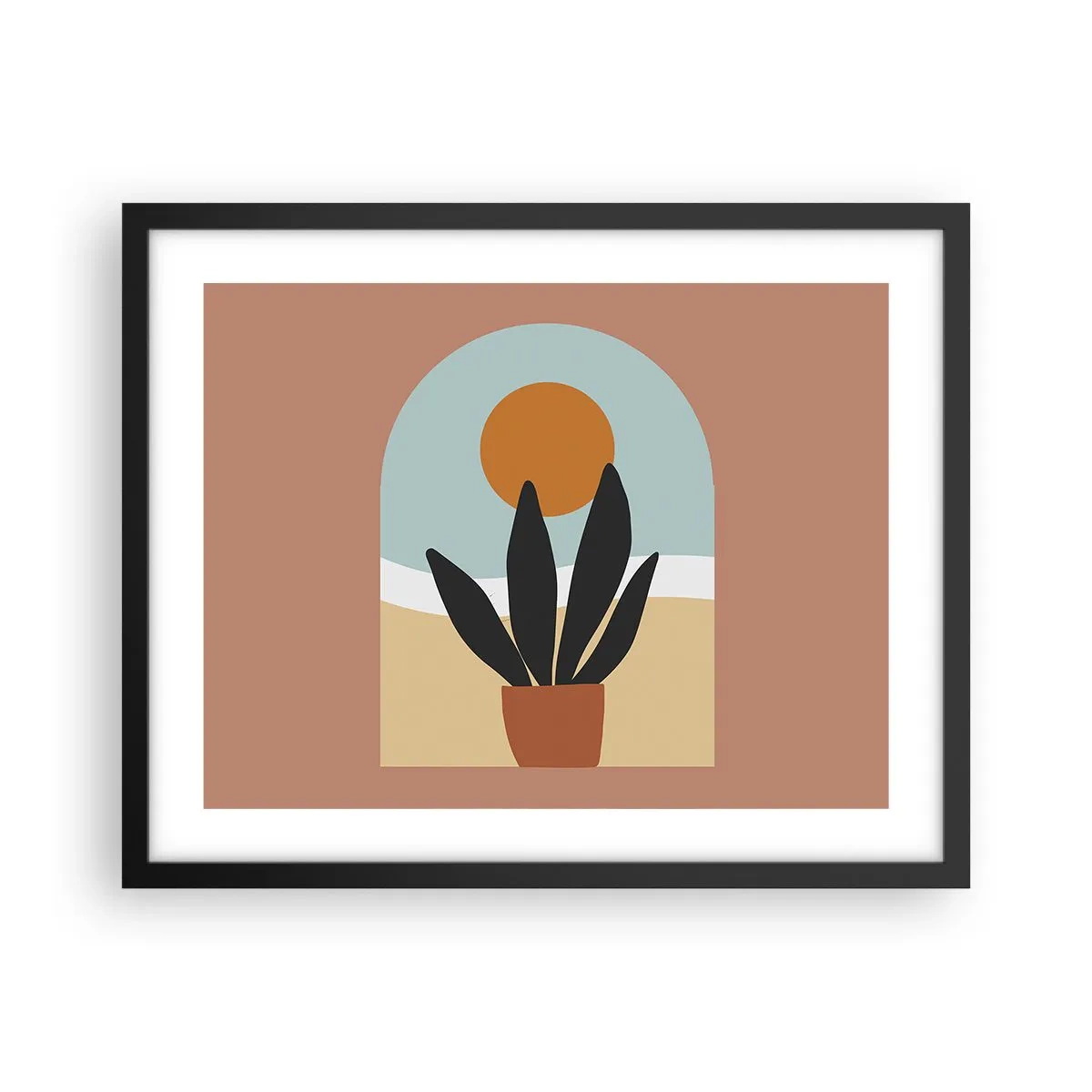 Poster in cornice nera - Piccole gioie - 50x40 cm