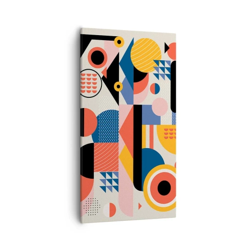 Quadro su tela - Stampe su Tela - Composizione: divertiti - 55x100 cm