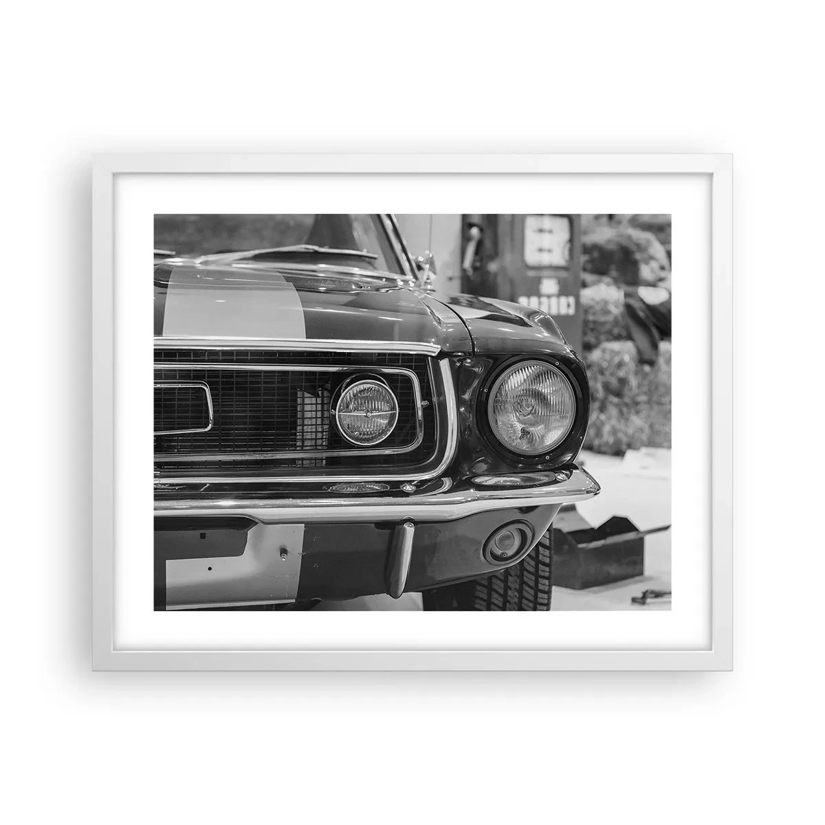 Poster in cornice bianca - A rotta di collo - 50x40 cm