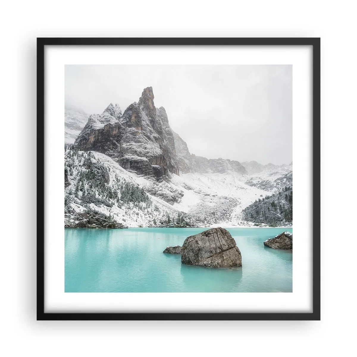 Poster in cornice nera - Di guardia - 50x50 cm