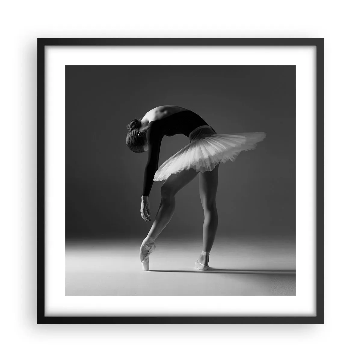 Poster in cornice nera - Bella ballerina - 50x50 cm