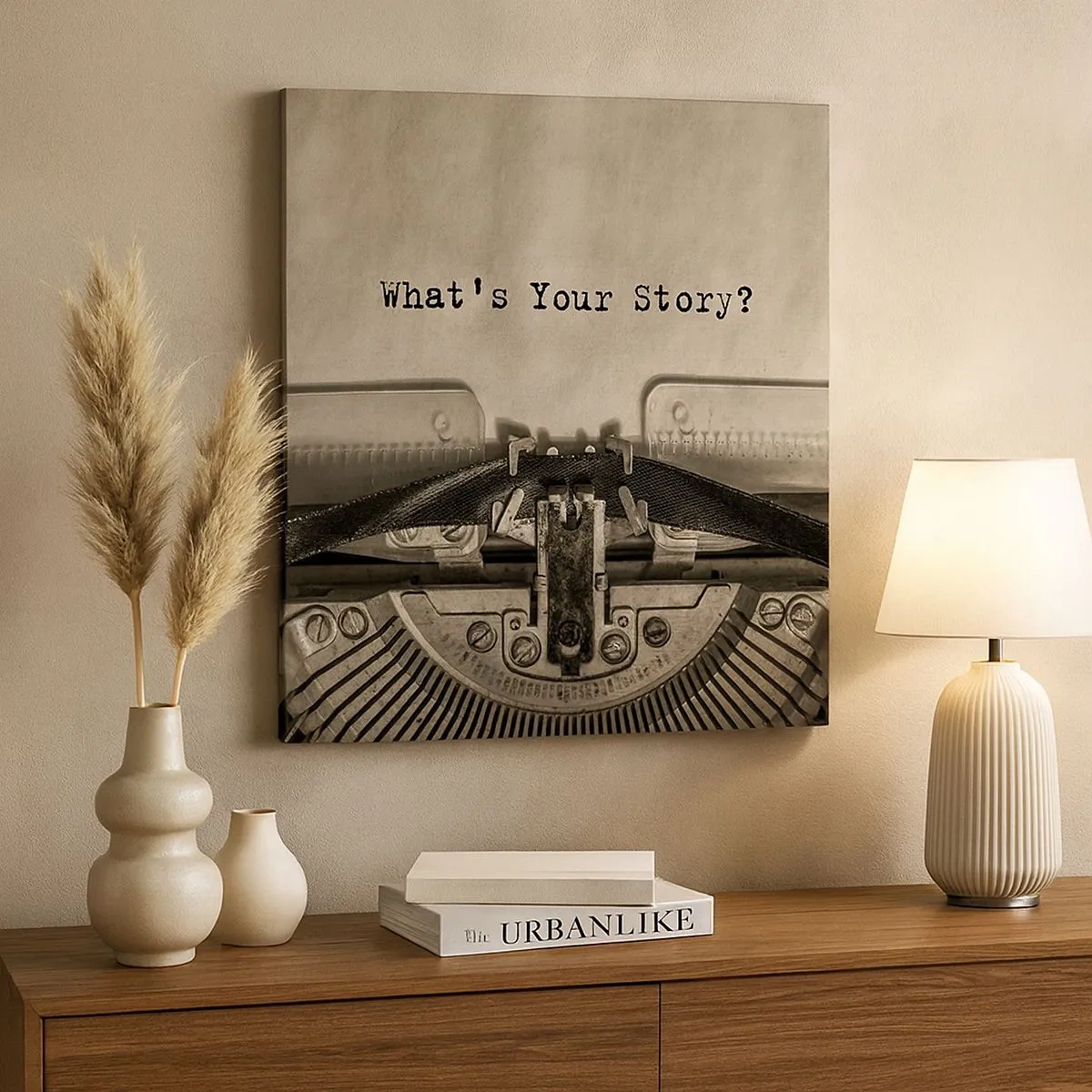 Quadro su tela - Stampe su Tela - Rispondimi - 30x30 cm