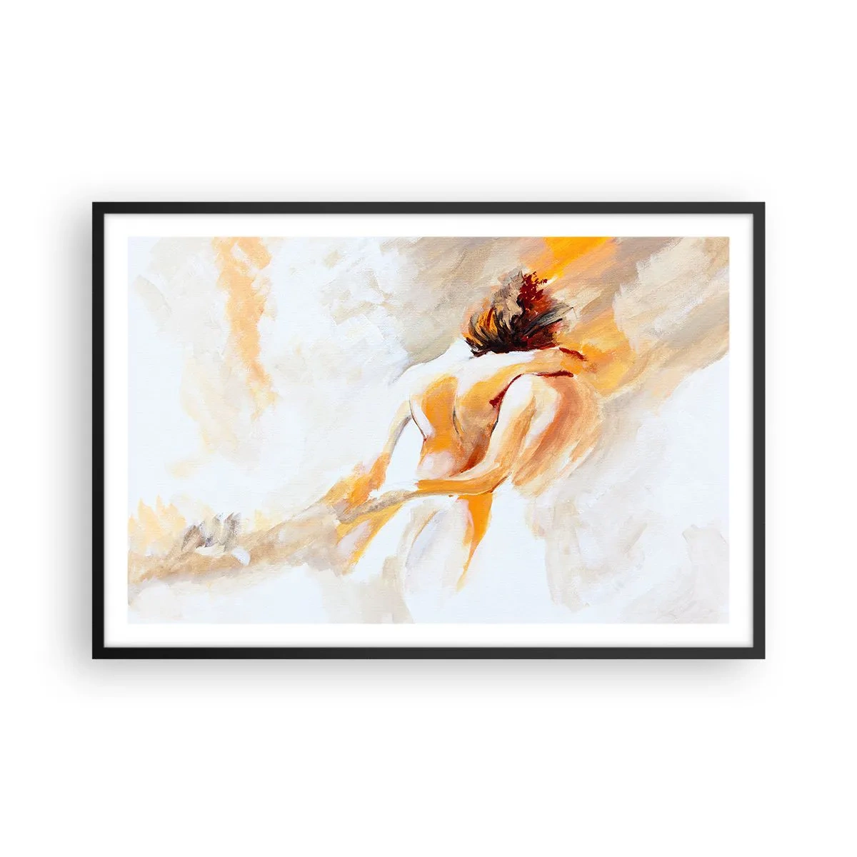 Poster in cornice nera - Nel cielo dell'intimità - 91x61 cm