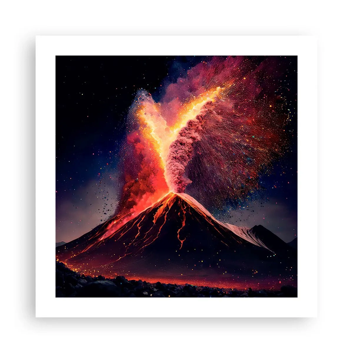 Poster - Bellezza e minaccia - 50x50 cm