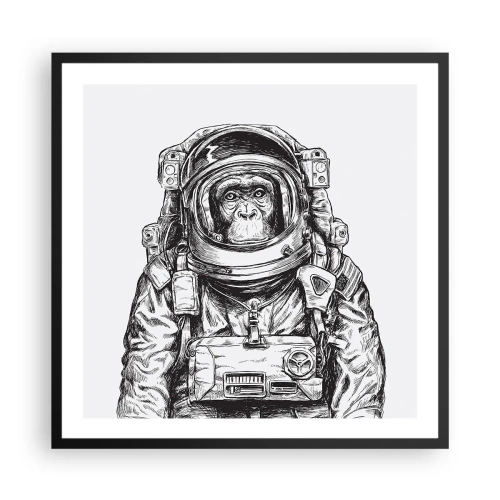 Poster in cornice nera - Evoluzione alternativa - 60x60 cm