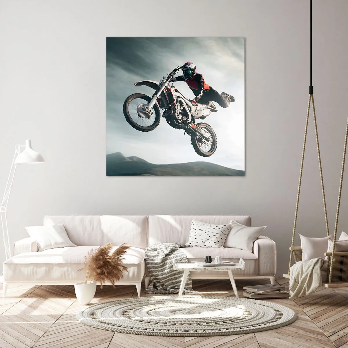 Quadro su tela - Stampe su Tela - No risk no fun - 30x30 cm