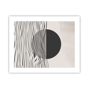 Poster - Composizione a metà - 50x40 cm