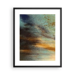 Poster in cornice nera - Composizione cromatica non casuale - 40x50 cm